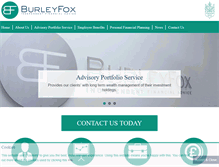 Tablet Screenshot of burleyfox.com